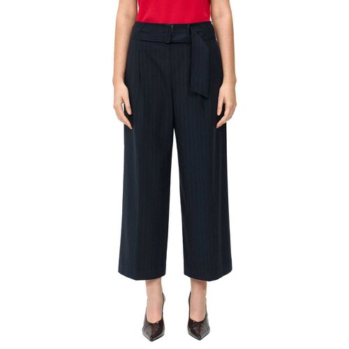 Veronika Maine European Stripe Cropped Pant